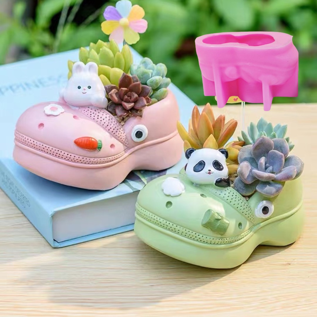 3D Animal Slippers Succulent P - Echeveria Succulent recension och pris