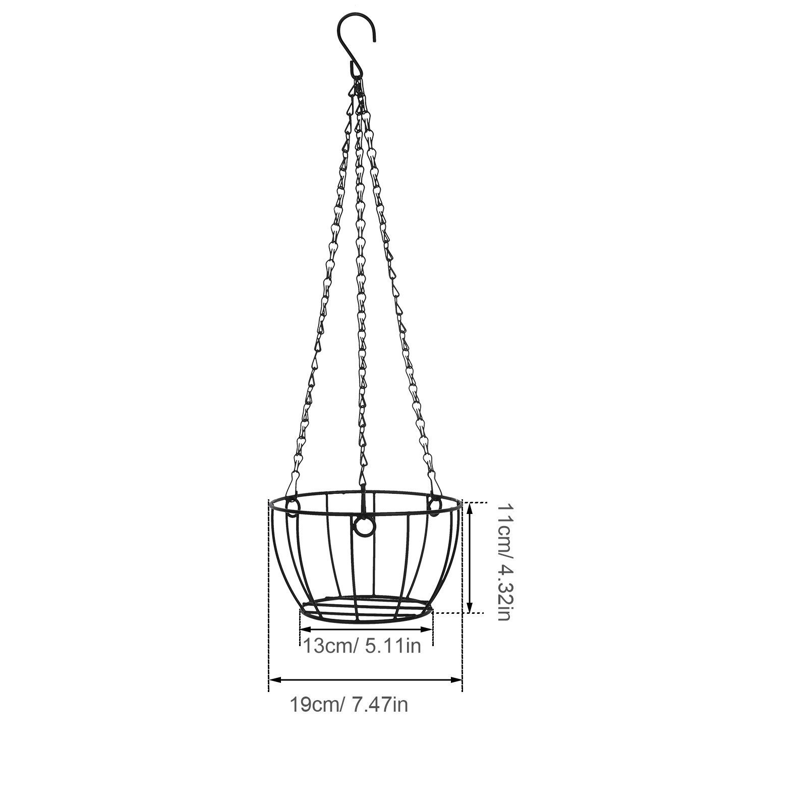 Balcony Hanging Planter Basket - Spider Plant Hanging recension och pris