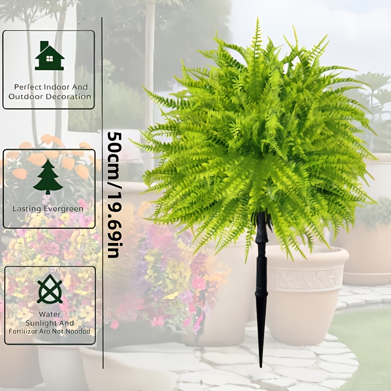 2pcs - 44cm Fern Ground Insert - Dracaena Marginata recension och pris