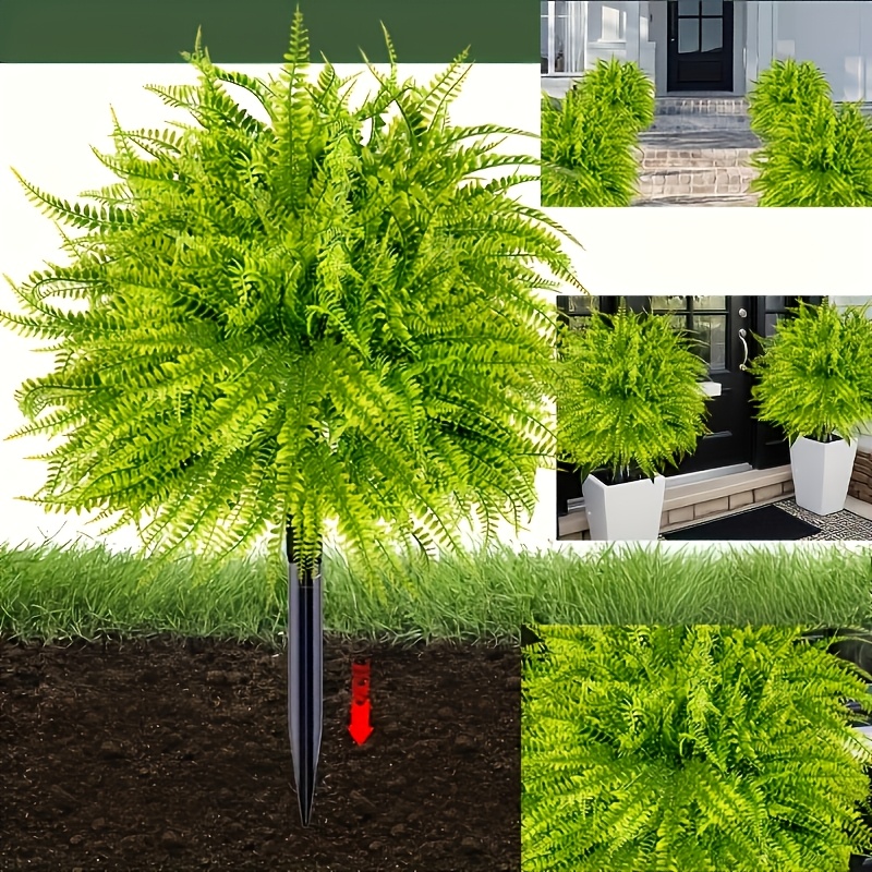 2pcs - 44cm Fern Ground Insert - Dracaena Marginata recension och pris