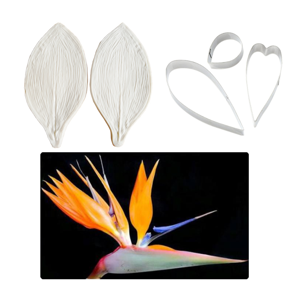 Large Gumpaste Strelitzia Bird - Bird Paradise Strelitzia recension och pris