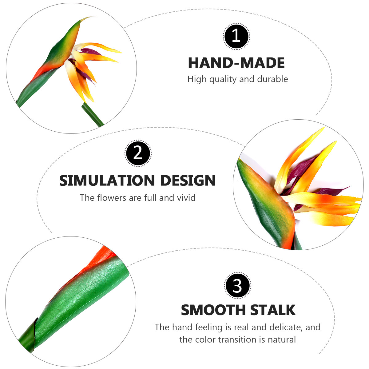 Artificial Bird of Paradise Pl - Bird Paradise Strelitzia recension och pris