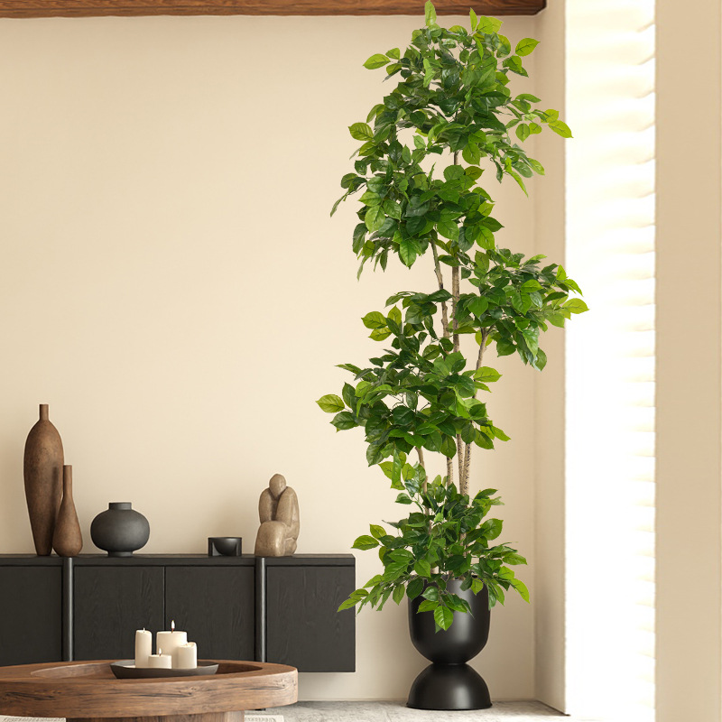 2-78in Large Fake Plants Artif - Ficus Lyrata Tree recension och pris