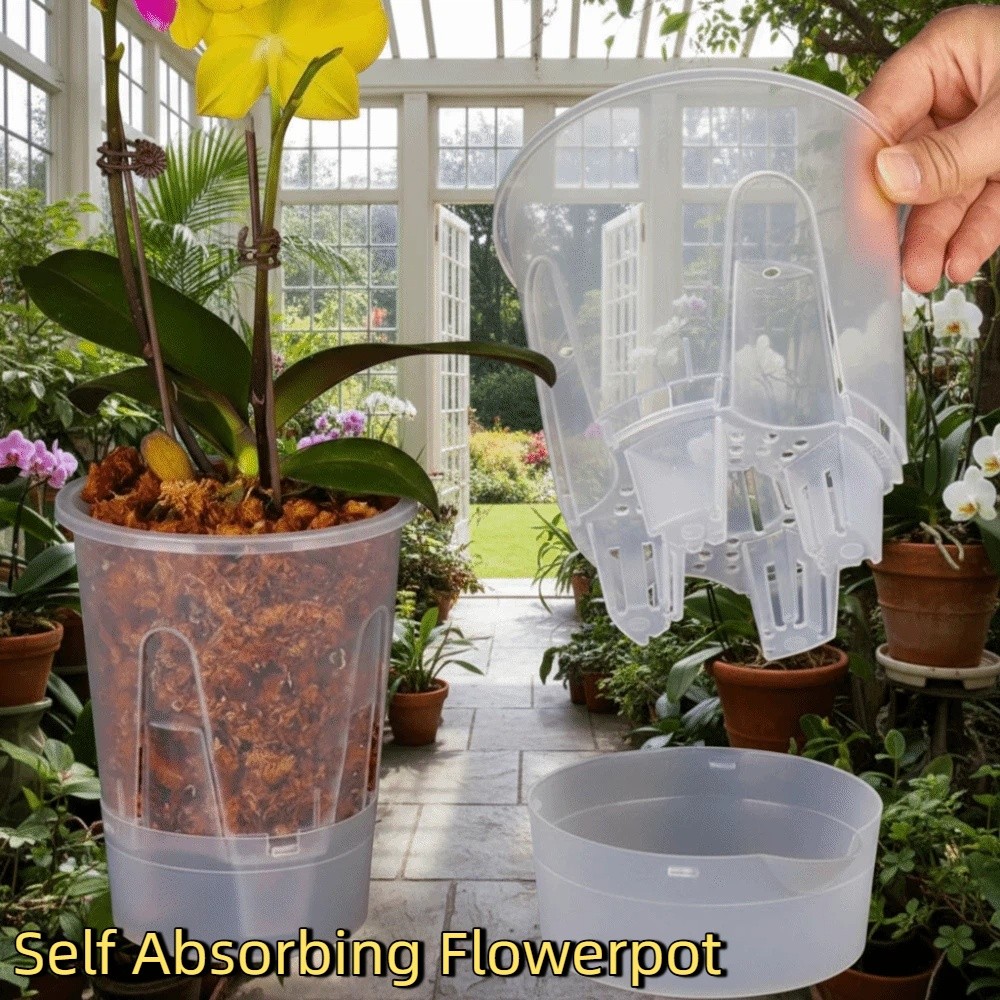 Plastic Self Absorbing Flowerp - Aloe Vera Pot recension och pris