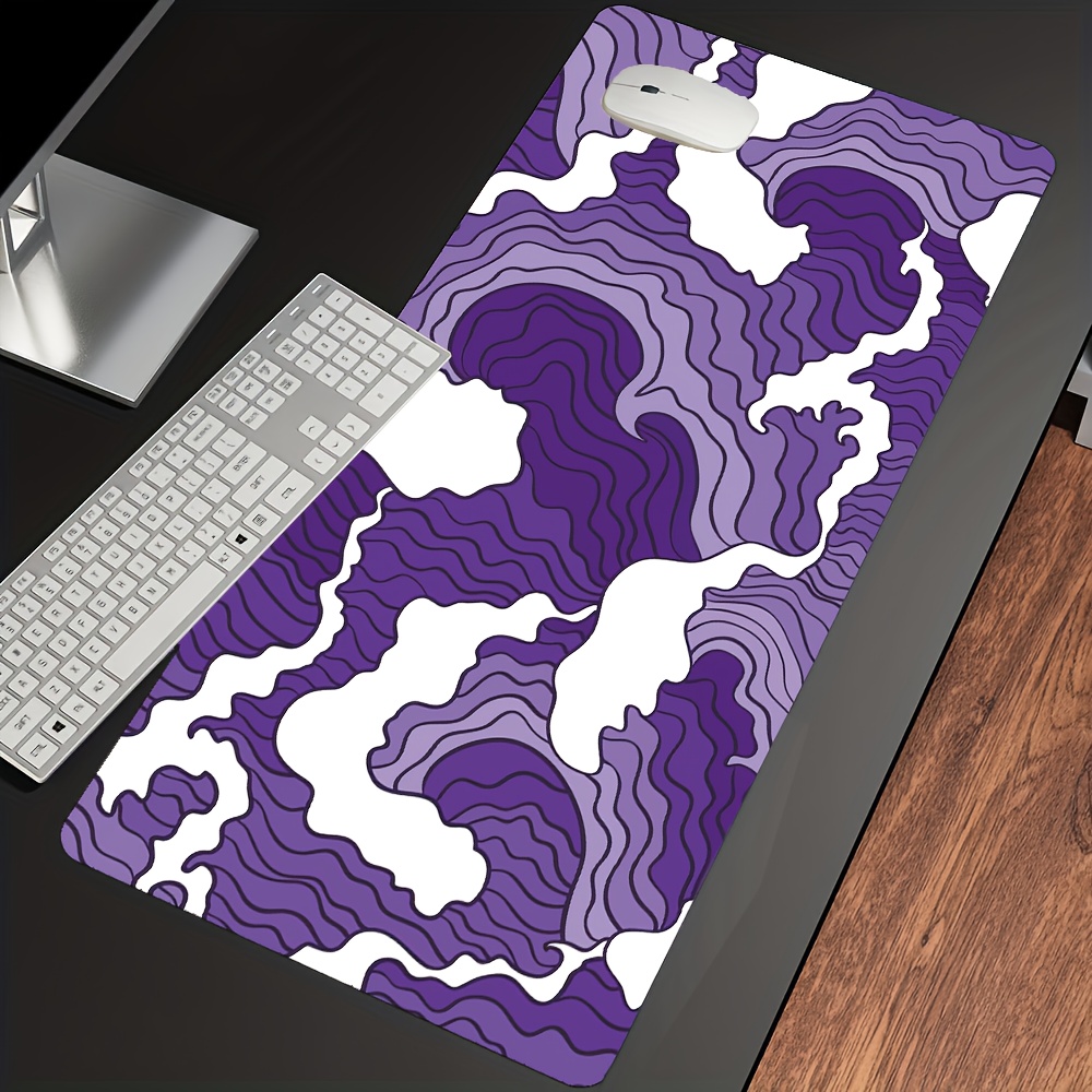 Purple and White Waves Art Des - Tradescantia Purple recension och pris