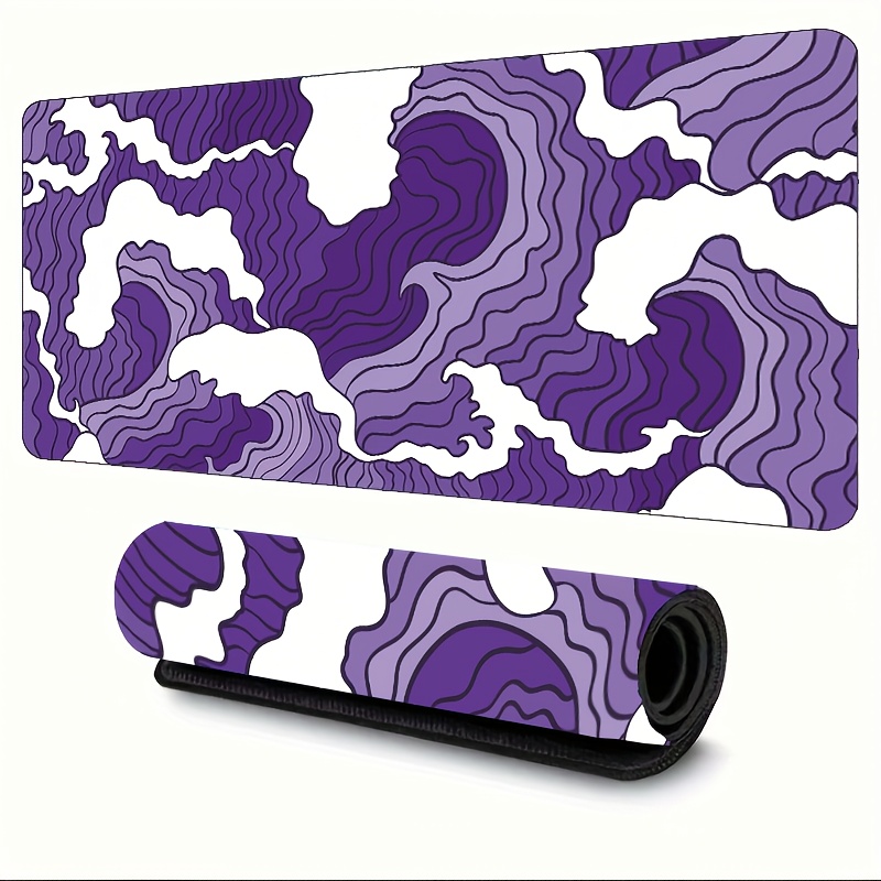 Purple and White Waves Art Des - Tradescantia Purple recension och pris