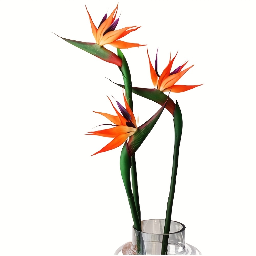 3pcs Artificial Bird Of Paradi - Bird Paradise Strelitzia recension och pris