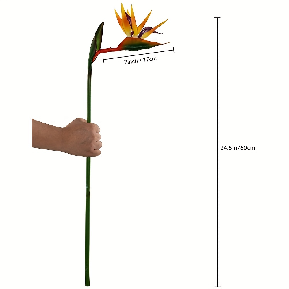 3pcs Artificial Bird Of Paradi - Bird Paradise Strelitzia recension och pris