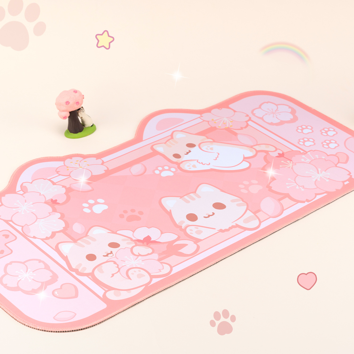 Kawaii Animals Desktop Keyboar - Tradescantia Purple recension och pris