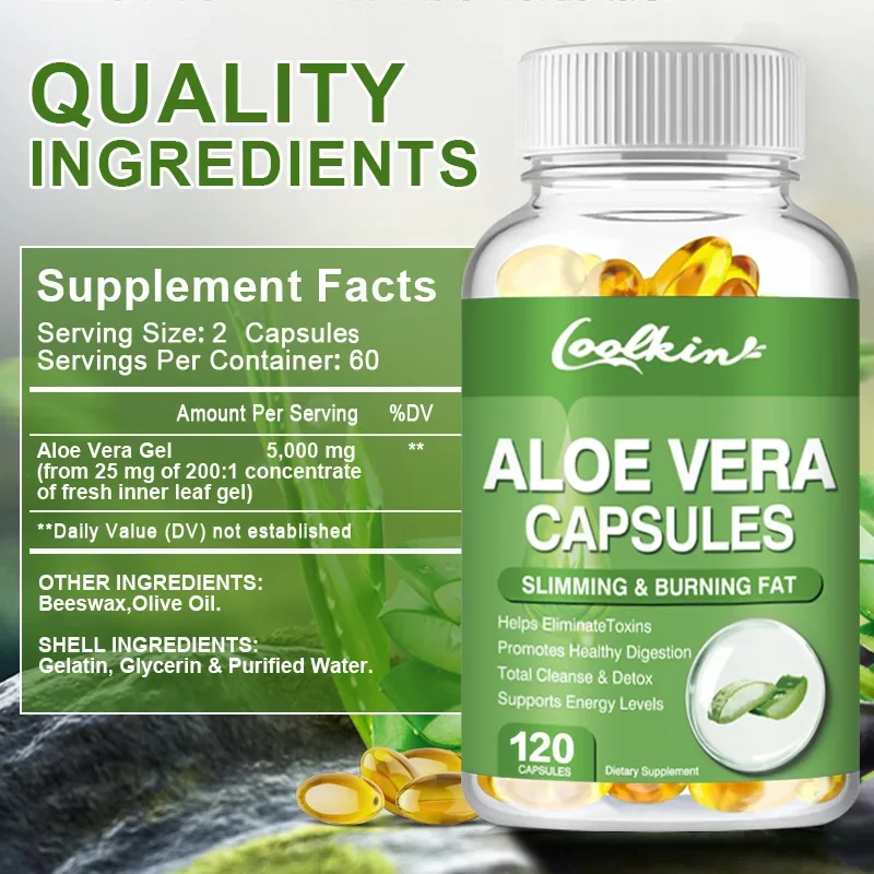 Aloe Vera Extract Capsules - R - Aloe Vera Pot recension och pris