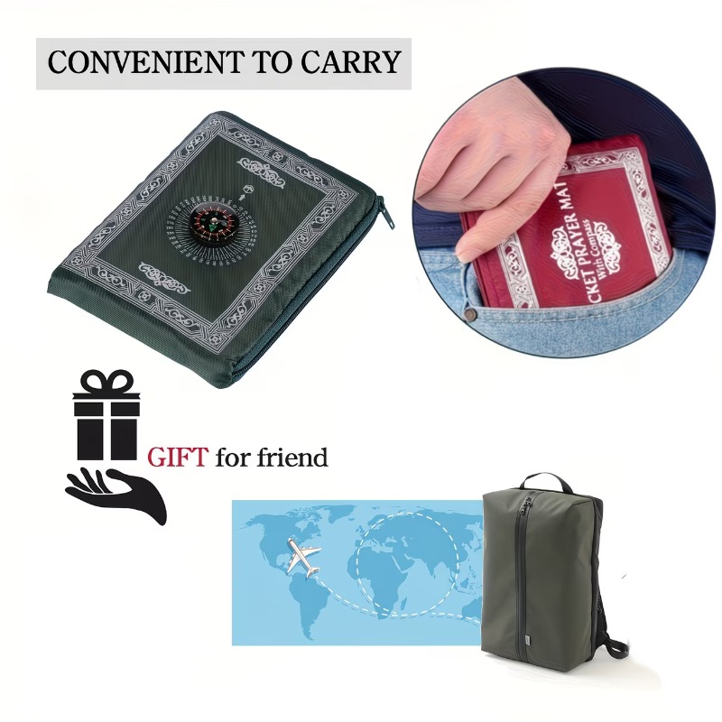 Portable Prayer Rug Waterproof - Maranta Prayer Plant recension och pris