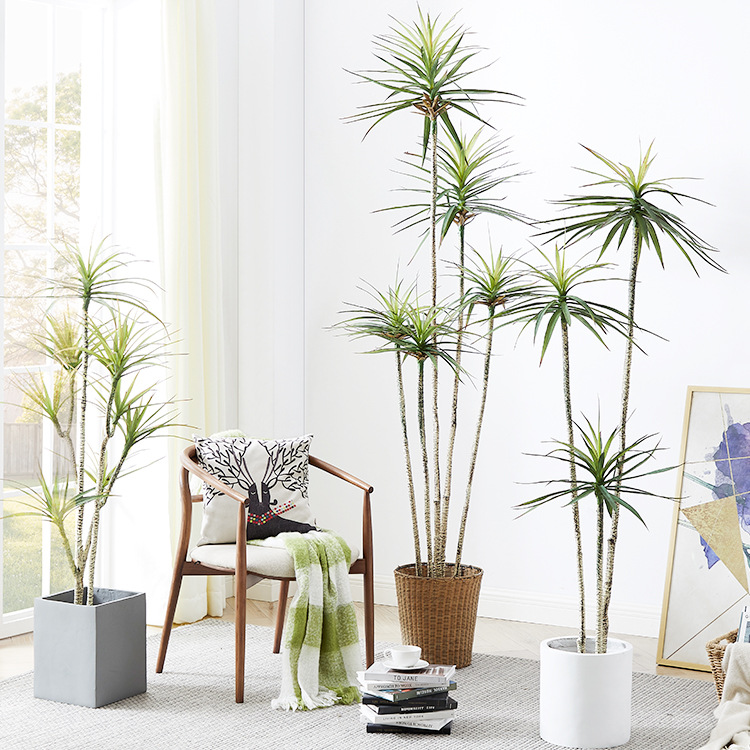 Artificial Plastic Potted ​Pla - Dracaena Marginata recension och pris