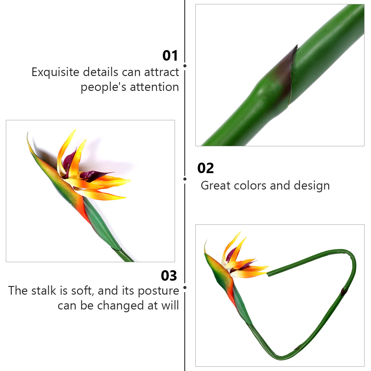 Faux Bird of Paradise Plant Ar - Bird Paradise Strelitzia recension och pris